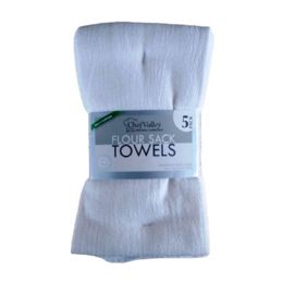 12 Bulk 5 Pack Flour Sack Towels