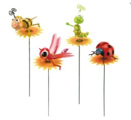 48 Bulk Assorted Insects Garden Stake