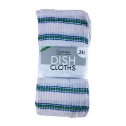 24 Bulk 24 Pack Y/d Dish Cloths 12x12