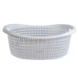 12 Bulk 65l Plastic Laundry Basket Oval
