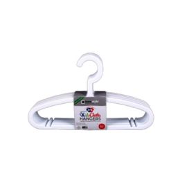 48 Bulk 8pk Kids Clothe Hangers Assort Colors