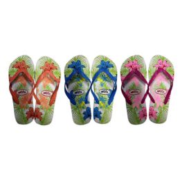 72 Bulk LADIES FLIP FLOPS 3 ASSORTED