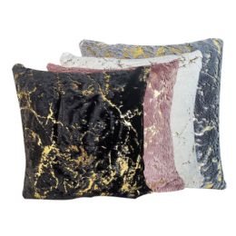 12 Bulk Plush Golden Throw Pillow 18"x18"