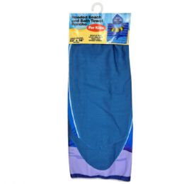 6 Bulk Hooded Beach And Bath Towel Poncho For Kids Assorted Designs
