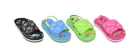 48 Bulk Toddler  Touch Closure Top Sandal