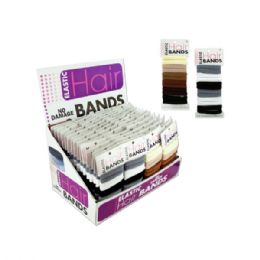 60 Bulk Elastic Hair Bands Countertop Display
