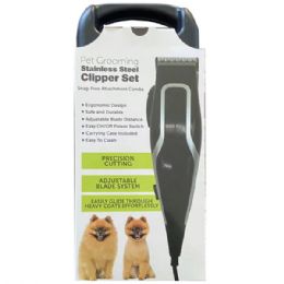 12 Bulk Pet Grooming Stainless Steel Clipper Set