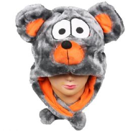12 Bulk Mouse Plush Hats