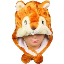 12 Bulk Chipmunk Plush Hats