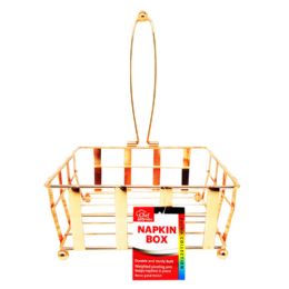 12 Bulk Napkin Box Rose Gold