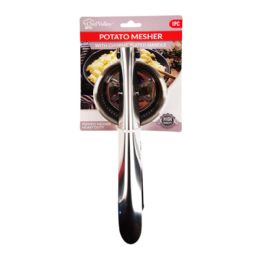 12 Bulk Potato Mesher W Chorme Plated Handle