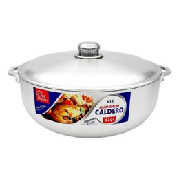 6 Bulk Aluminium Caldero £ 11 Wid Alu Lid