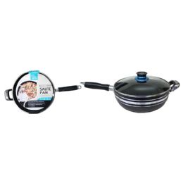 6 Bulk 5.5qt NoN-Stick Saute Pan W/lid