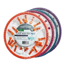 24 Bulk 18peg Hanging Drying Rack - Round