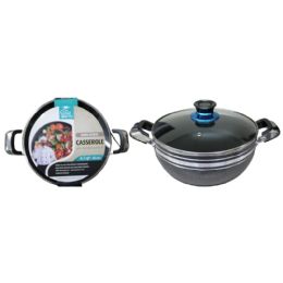 6 Bulk 4.5qtnoN-Stick Casserole W/lid