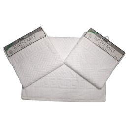 24 Bulk 20x30" Bath Mat White 100% Cotton
