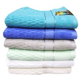 24 Bulk 16x28 Velor Hand Towel 5lbs Assort