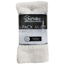 36 Bulk 6pk Multi Purpose Towel 14x17 1.3lb