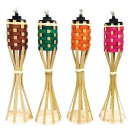 24 Bulk 14" Table Top Bamboo Torch Pdq
