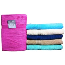 24 Bulk 27" X 52" Bath Towel Ass.coloR-  11lbs