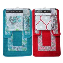 12 Bulk 15pcs Tufted Bath Rug Set