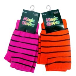 120 Bulk Neon Strip Gloves