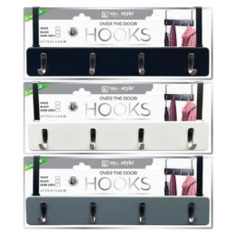 6 Bulk Over The Door Board W/4pcs Hooks