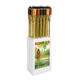 24 Bulk 60" Bamboo Torch In Display
