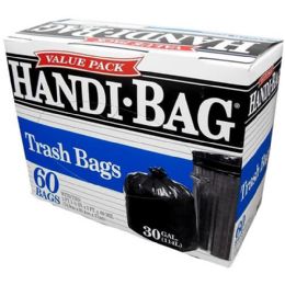 6 Bulk Habft0 0ct 30gal Trash Bag