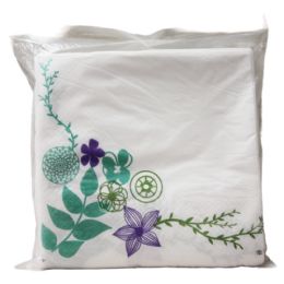 36 Bulk 13x13 Leaves Design Napkin 40ct