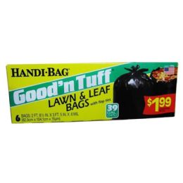12 Bulk 6ct 39gal Good N Tuff Lawn & Leaf Bag