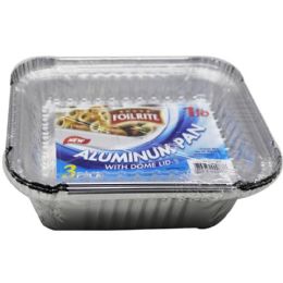 36 Bulk 1 Lb Pan W/dome Lid 3pk