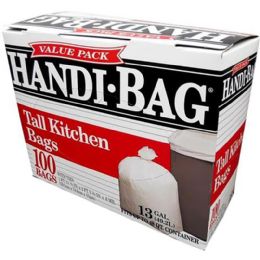 6 Bulk Habfk100 100ct 13gal Tall Kitchen Bag