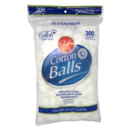 48 Bulk 300ct Cotton Balls