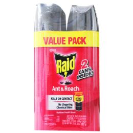 6 Bulk 2pk 17.5oz Raid Ant&roach Outdoor Frsh