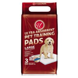 24 Bulk 3ct Puppy Pads 23.5" X 23.5"