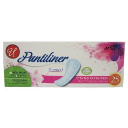24 Bulk 25ct Scented Pantiliners