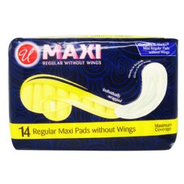 24 Bulk 14 Ct Maxi Pad Regular Without Wngs
