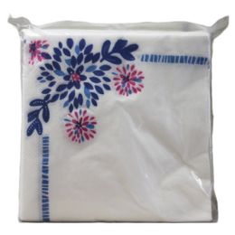 36 Bulk 13x13 Floral Design Napkin 40ct