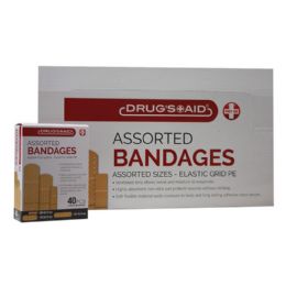 48 Bulk 40 Clear Assorted Bangdage /pdq