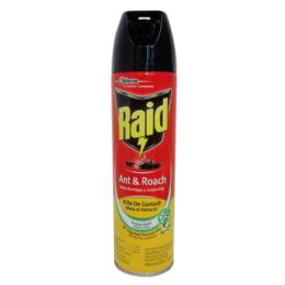 12 Bulk 17.5oz Raid Ant&roach Lemon