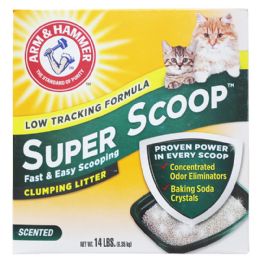 3 Bulk 14lb Ah Super Scoop Fresh Cat Litter