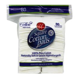 48 Bulk 80ct Cotton Squares Pads