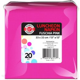 36 Bulk 20ct13"x13" Fuschia Pink Lunch Napkin