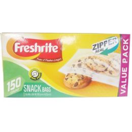 24 Bulk 150ct Snack Bags Zipper Seal