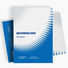 72 Bulk 80 Ct. Multipurpose Paper 8.5 X 11 Inch (50 Units Per Case)