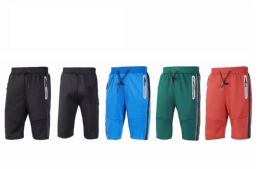 24 Bulk Men's Active Scuba Shorts Pack A