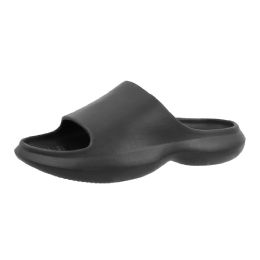 12 Bulk Men's Cloud Slides Black