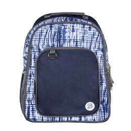 12 Bulk Cavallero 17" Blue TiE-Dye Backpack