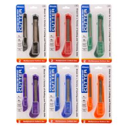 144 Bulk Jumbo & Mini Multipurpose Cutter (2/pack)